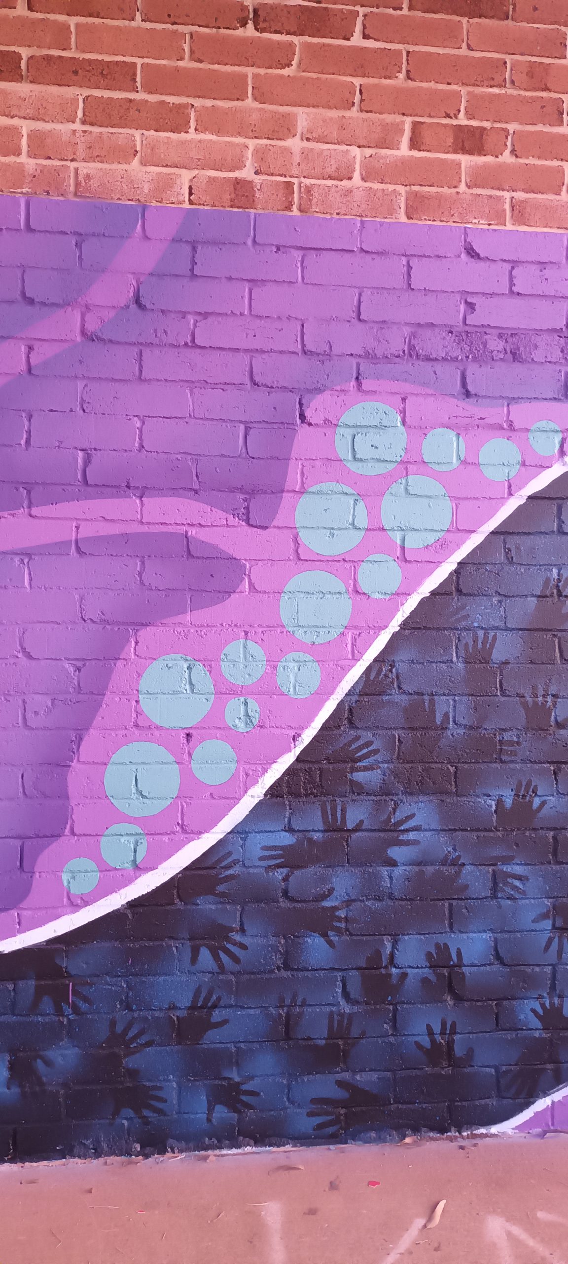 KWHB Daguragu mural WIP
